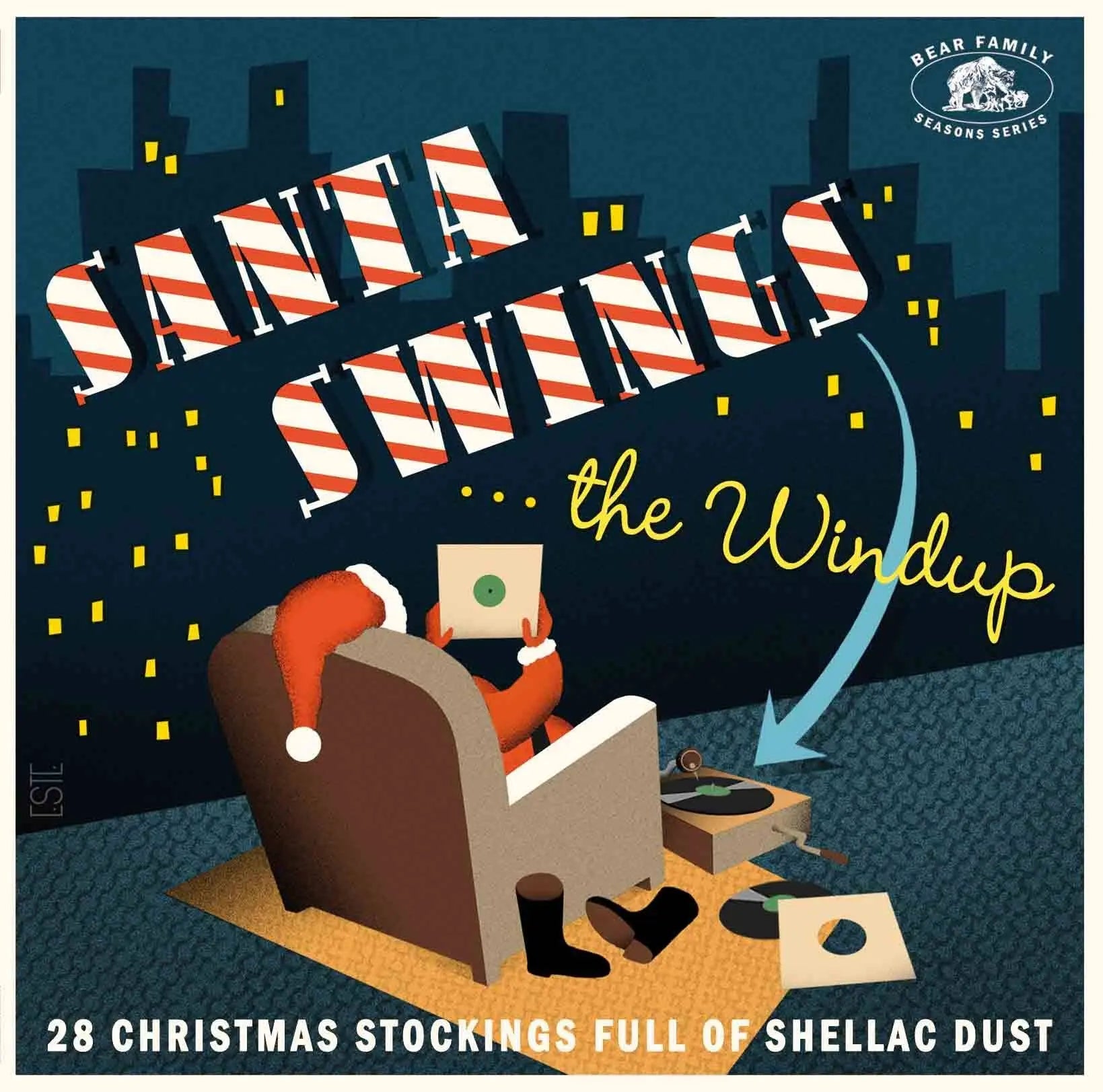 Santa Swings The Windup – A Stocking Full Of Shellac Dust