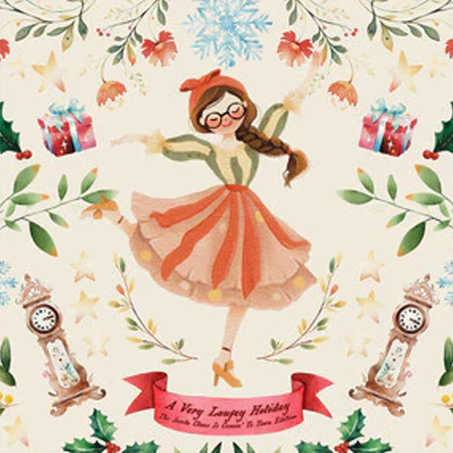 LAUFEY - A Very Laufey Holiday - The Winter Wonderland Edition vinyl record cover