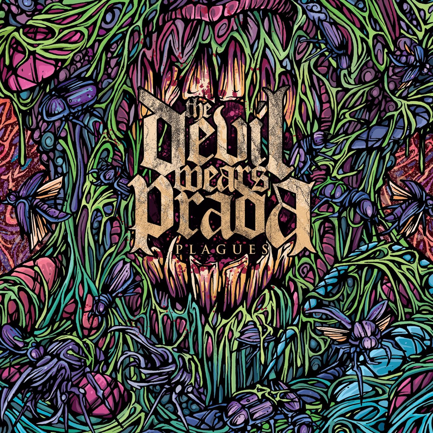 The DEVIL WEARS PRADA - Plagues vinyl record cover