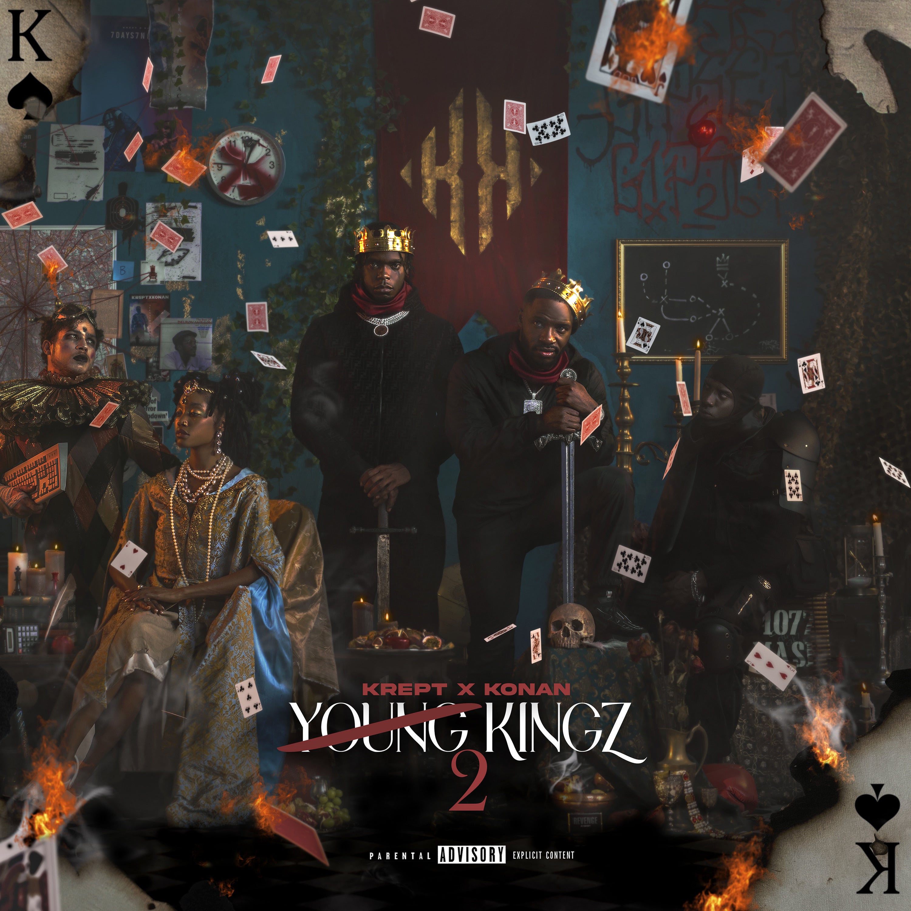 Krept & Konan – Young Kingz II LP Translucent Blue Vinyl